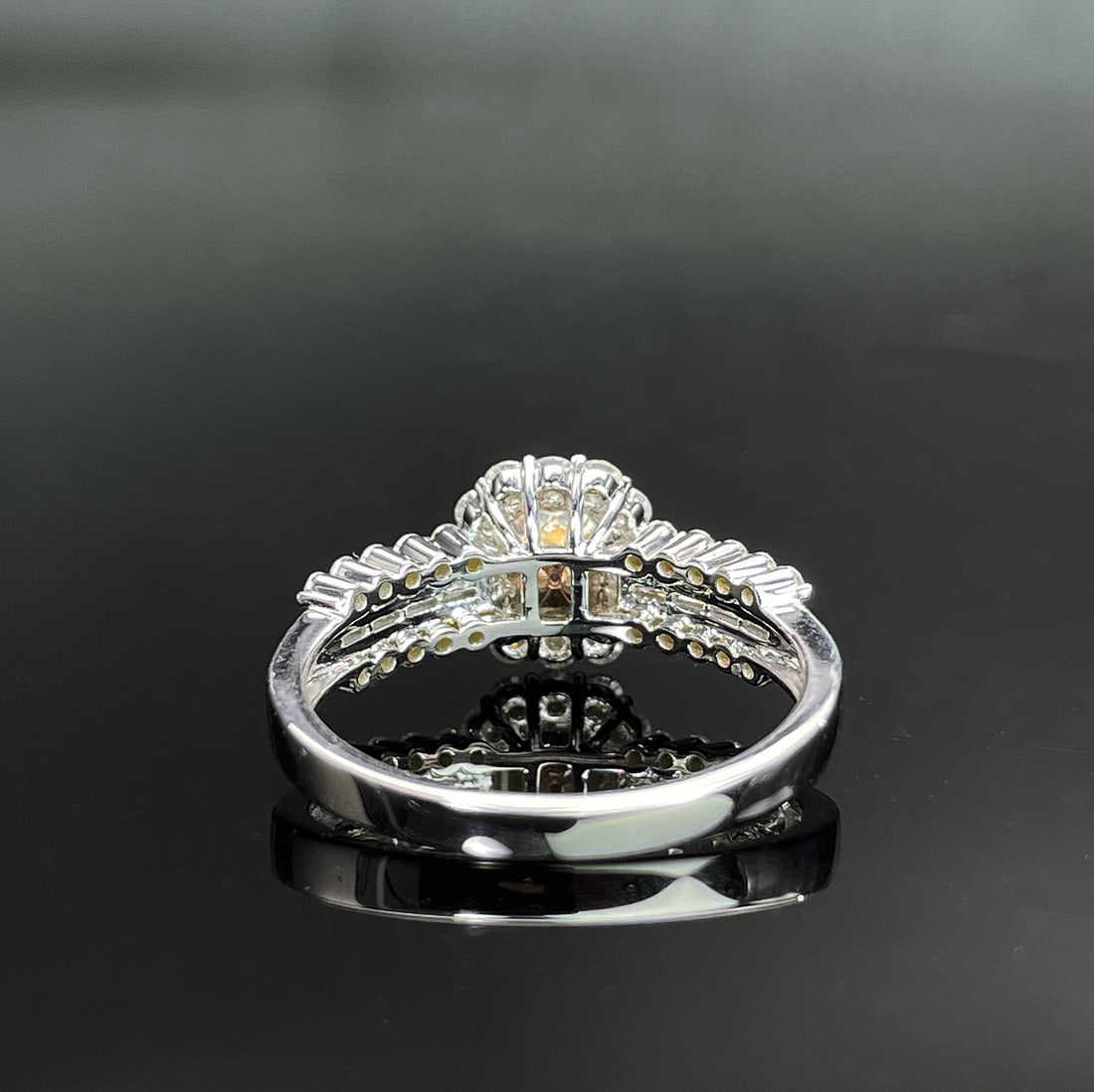 14k Gold 1.22 Ctw Natural Pink Diamond & Diamond Ring - 4