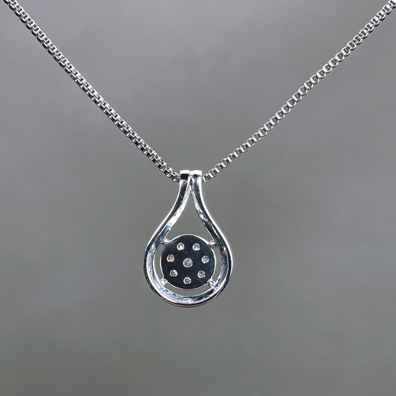 14k Gold 0.52 Ct Natural H Diamond Pendant( Without Chain ) - 4