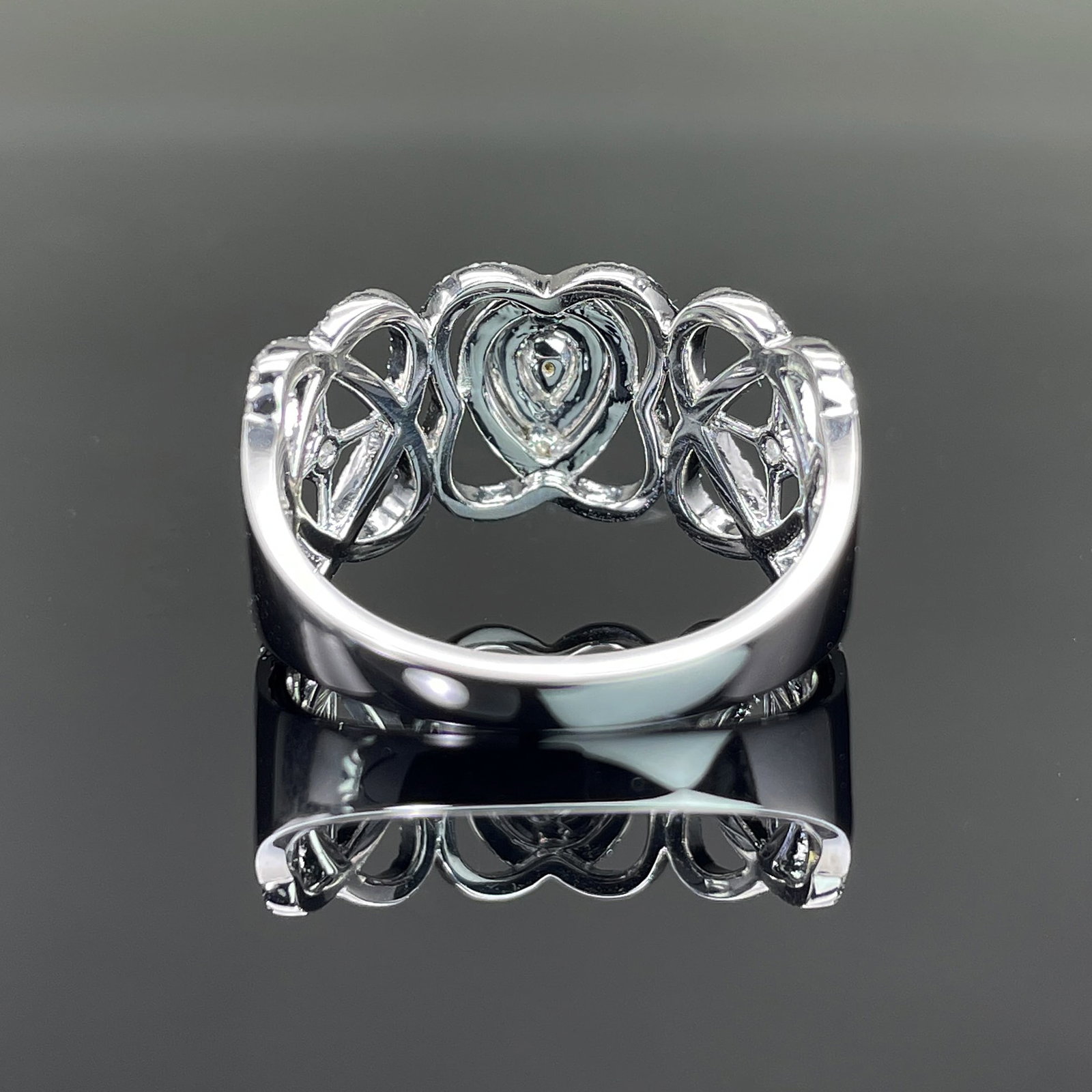 14k Gold 0.57 Ctw Natural Yellow Diamond & Diamond Ring - 4