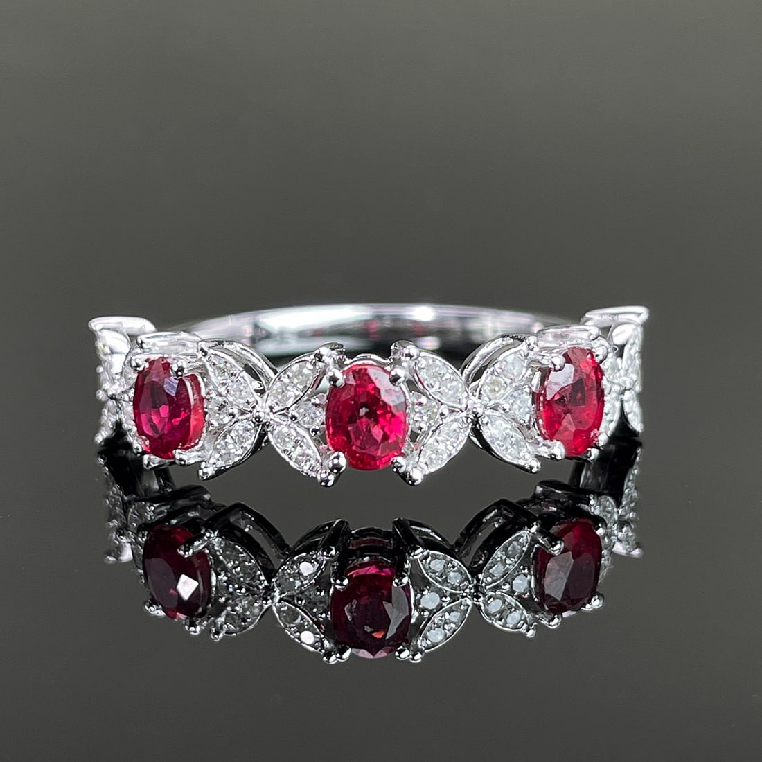 14k Gold 1.01 Ctw Natural Ruby & Diamond Ring (1 of 5)