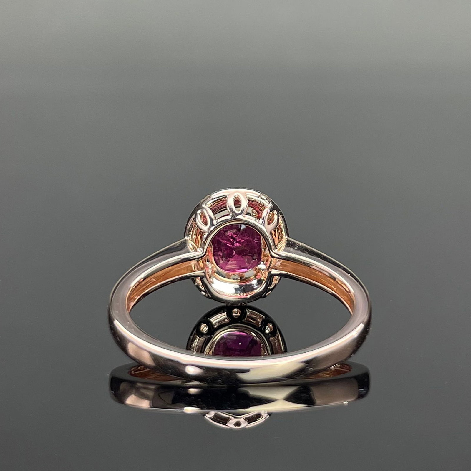 14k Gold 1.7 Ctw Natural Tourmaline & Diamond Ring - 4