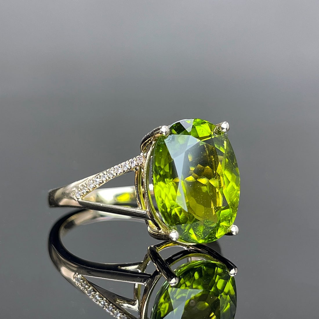 14k Gold 6.37 Ctw Natural Tourmaline & Diamond Ring - 3