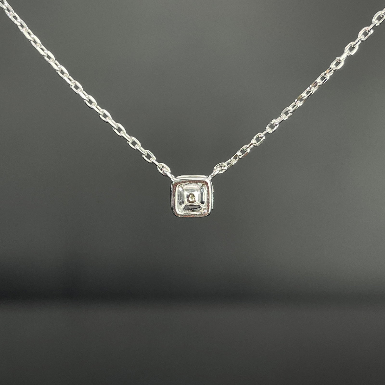 14k Gold 0.18 Ctw Natural Yellow Diamond & Diamond Necklace - 4