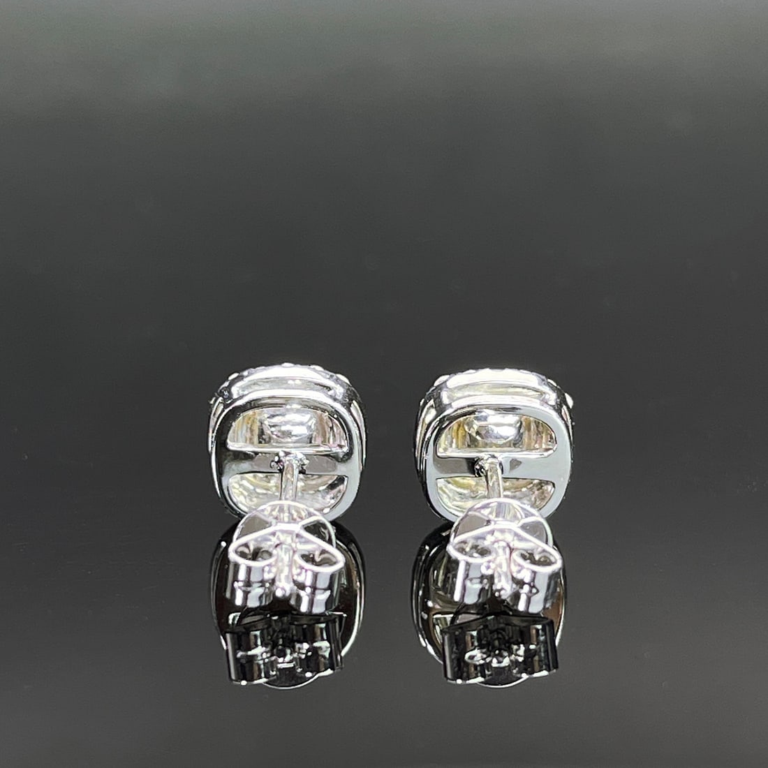 14k Gold 0.82 Ctw Natural Yellow Diamond & Diamond Earrings - 4