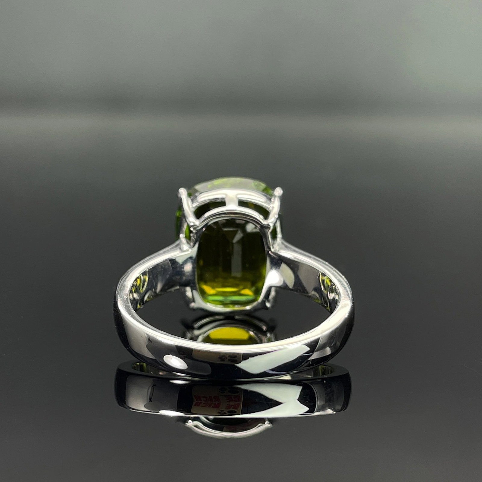 14k Gold 6.85 Ctw Natural Tourmaline & Diamond Ring - 4