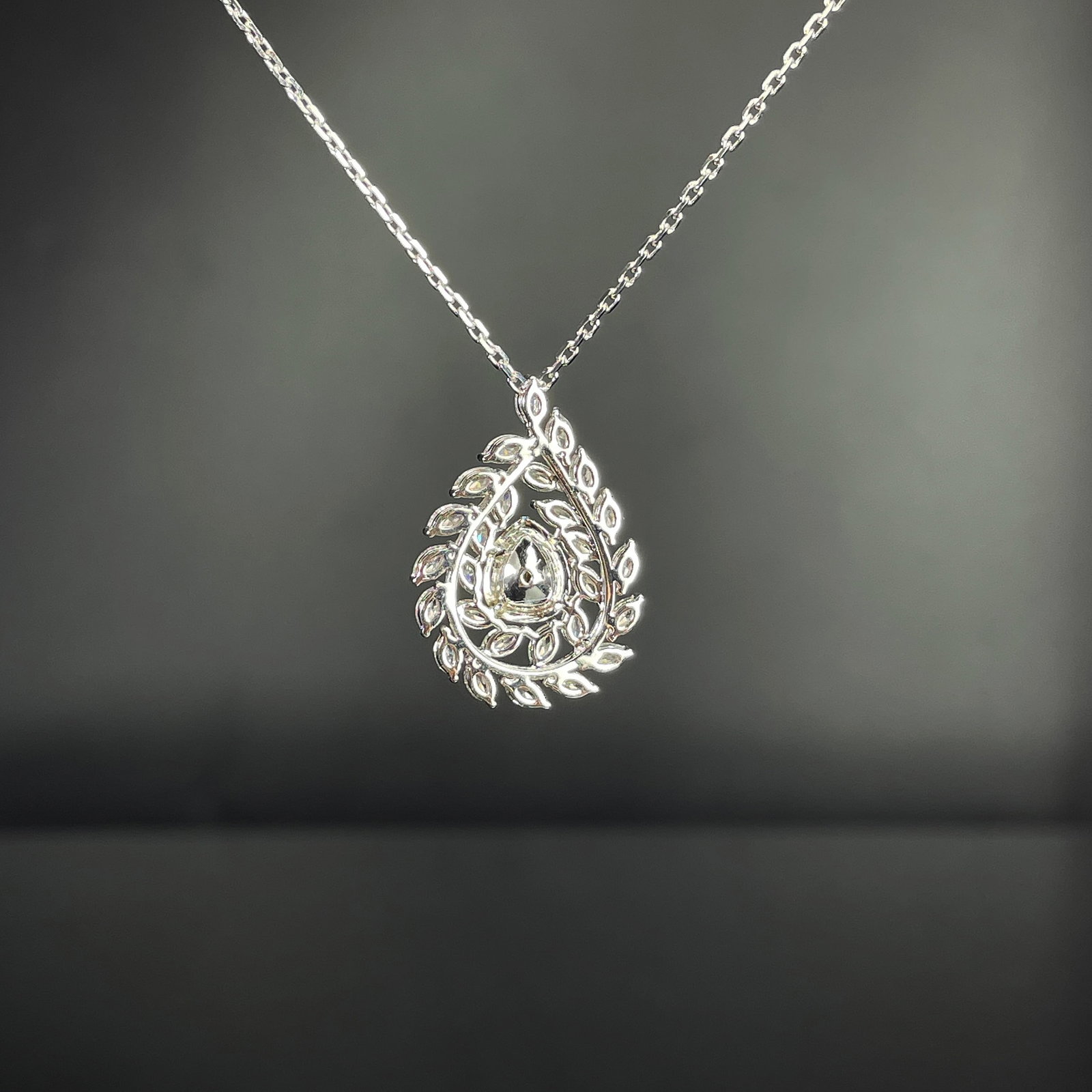 14k Gold 1.56 Ctw Natural Yellow Diamond & Diamond Necklace - 4