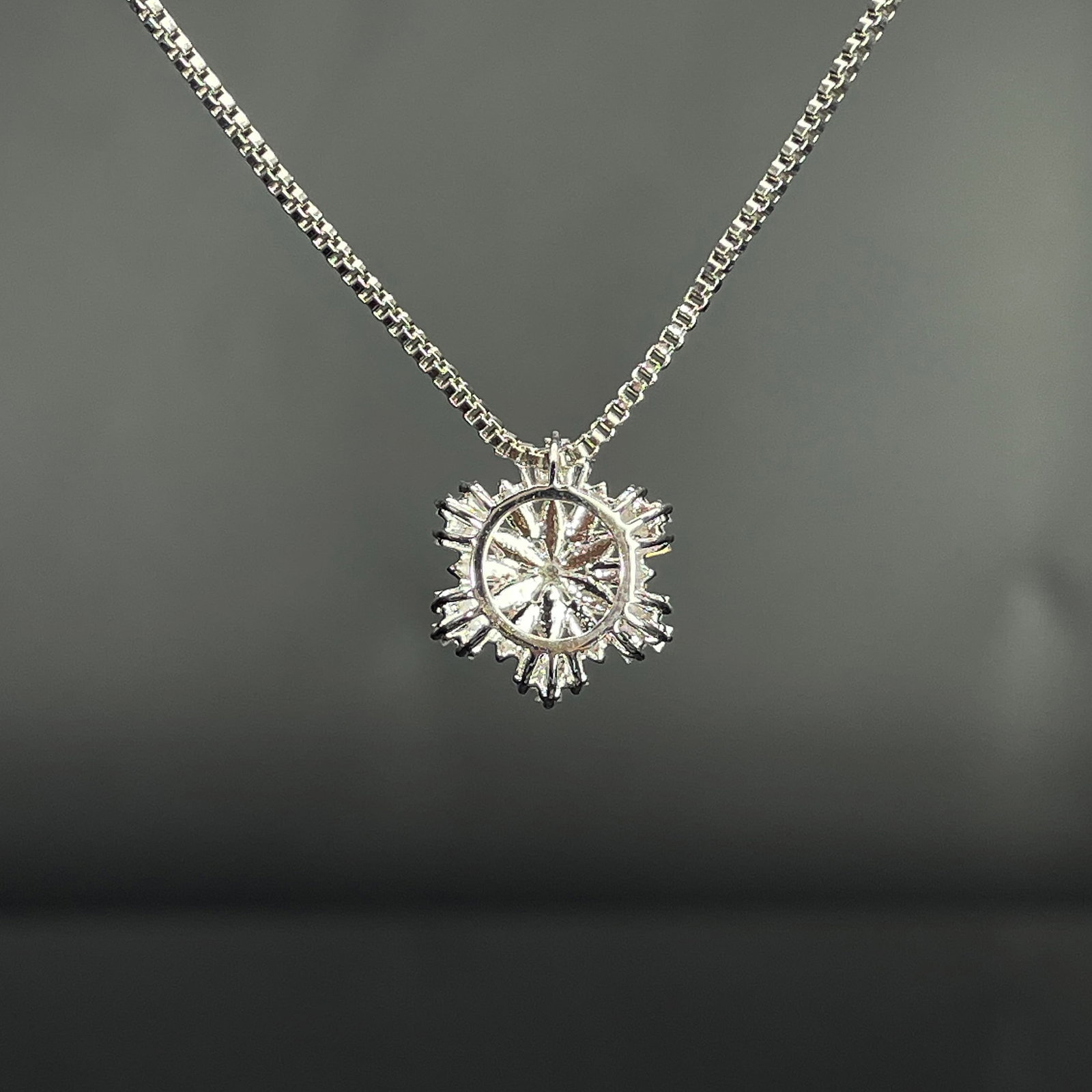 14k Gold 0.42 Ct Natural H Diamond Pendant( Without Chain ) - 4