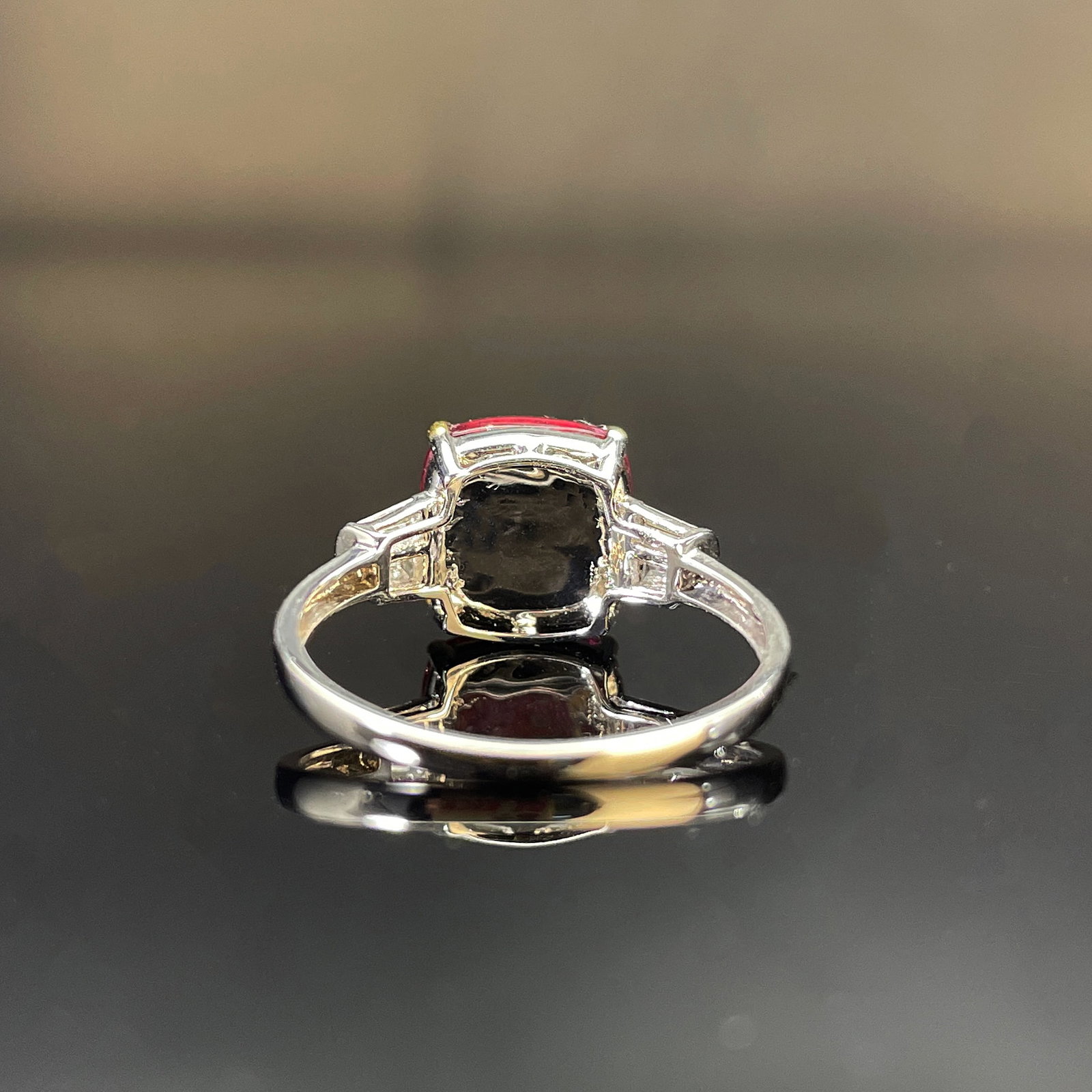 14k Gold 4.82 Ct Natural Tourmaline & Diamond Ring - 4