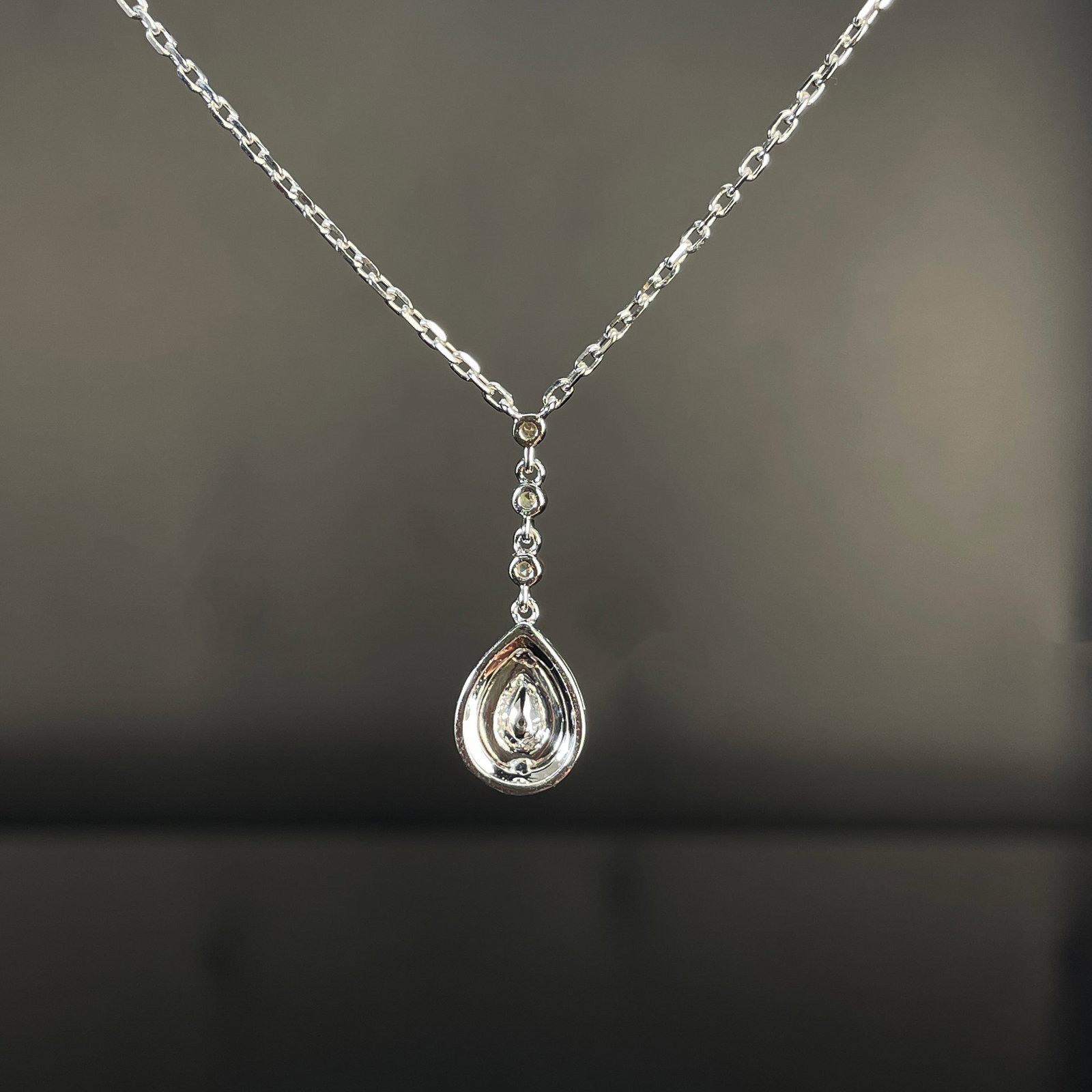 14k Gold 0.36 Ctw Natural Yellow Diamond & Diamond Necklace - 4