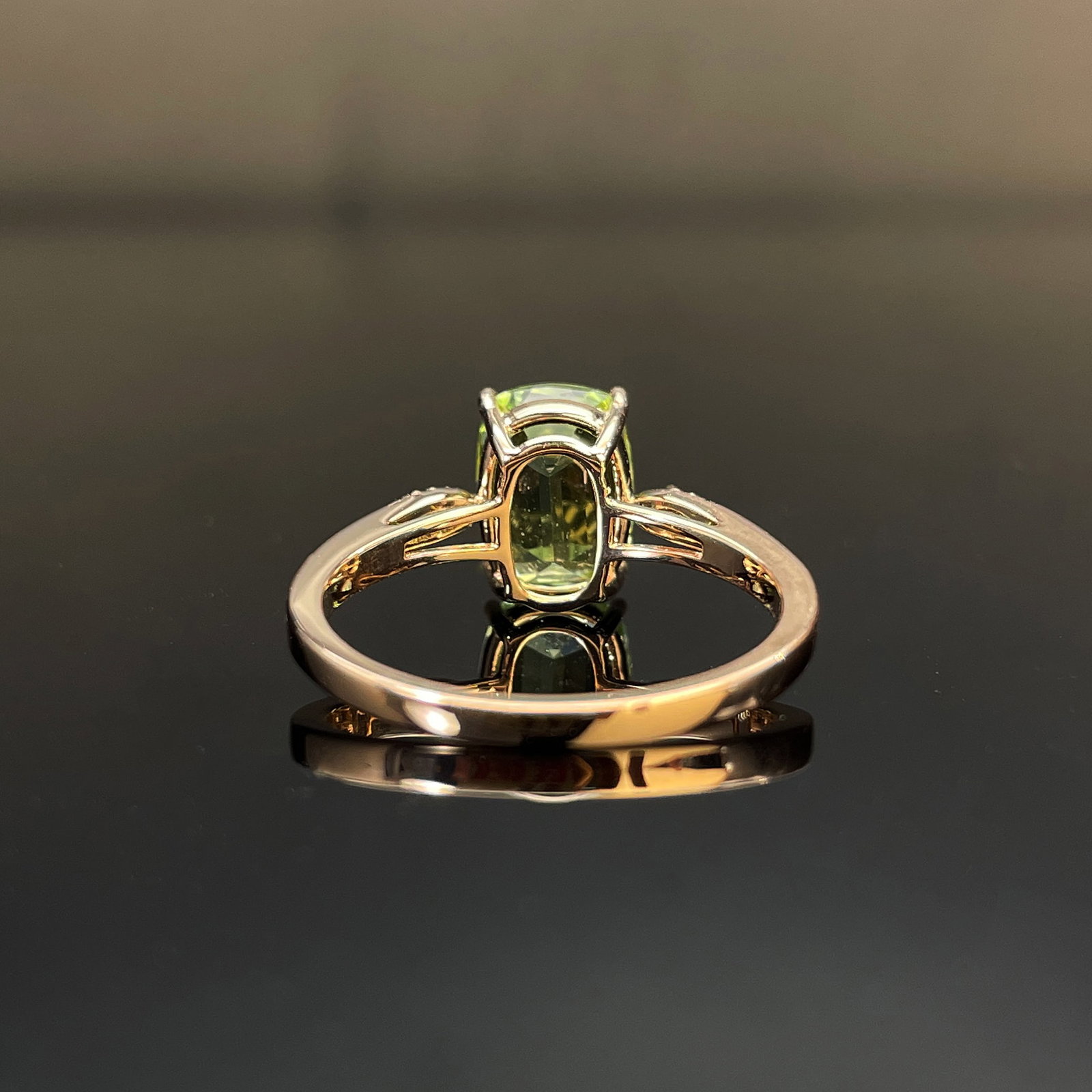14k Gold 2.48 Ctw Natural Tourmaline & Diamond Ring - 4