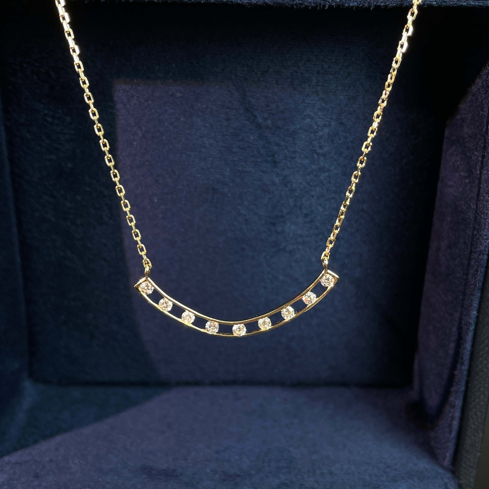 14k Gold 0.21 Ct Natural H Diamond Necklace: Ref:231168257 // gold content:14k gold // main gemstone:diamond // shape:round // carat weight:0. 21ct // clarity grade:vs-si // color:h // treatment:natural // cut grade:g // Condition: New Low