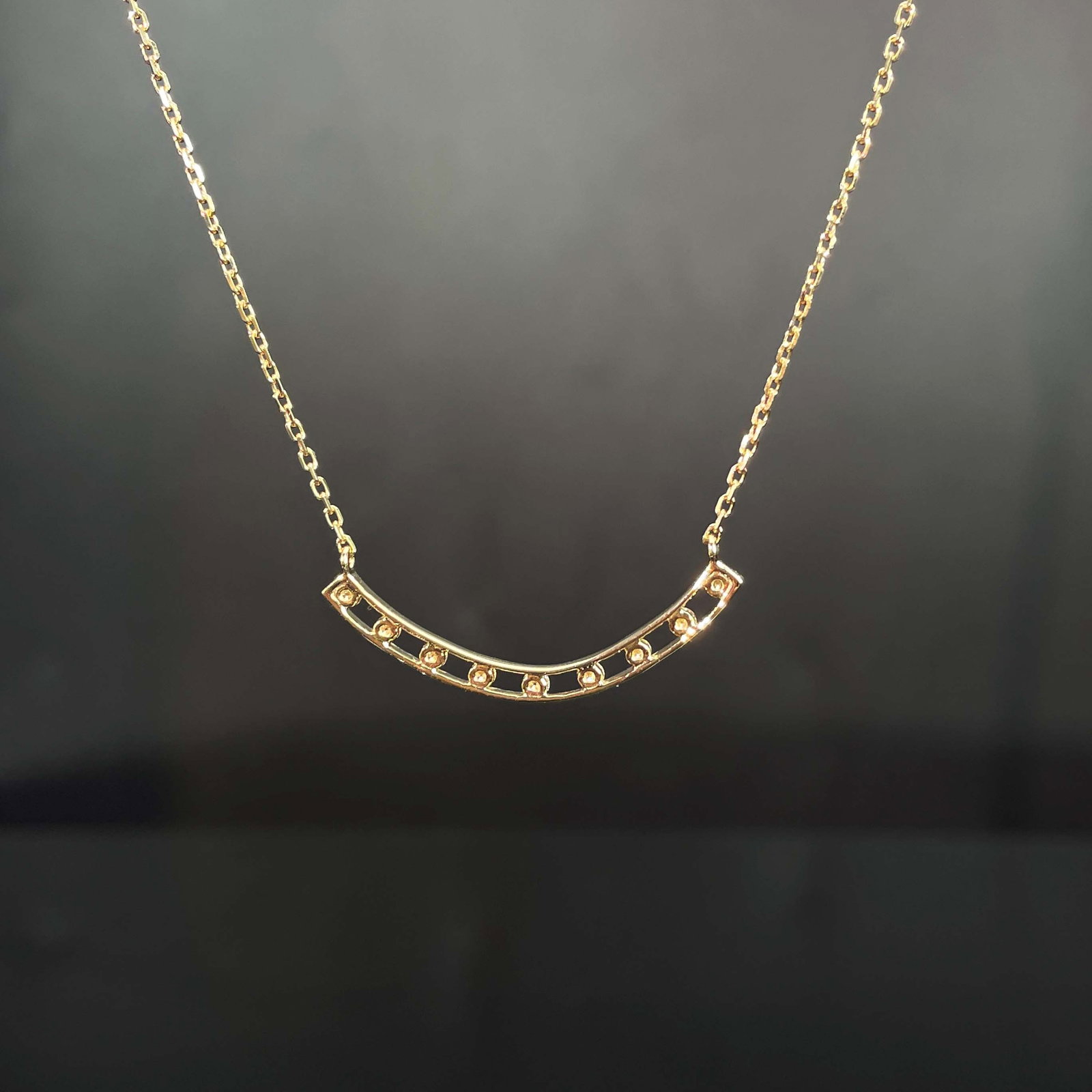 14k Gold 0.21 Ct Natural H Diamond Necklace - 6