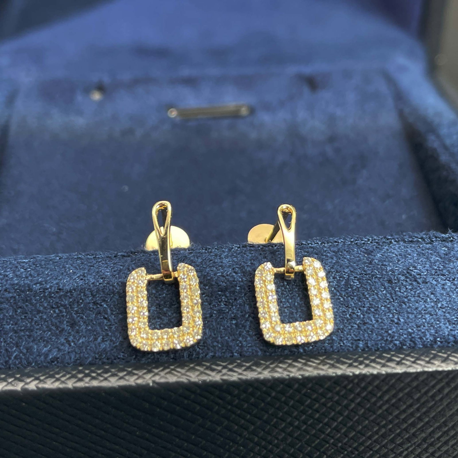 14k Gold 0.24 Ct Natural H Diamond Earrings - 6