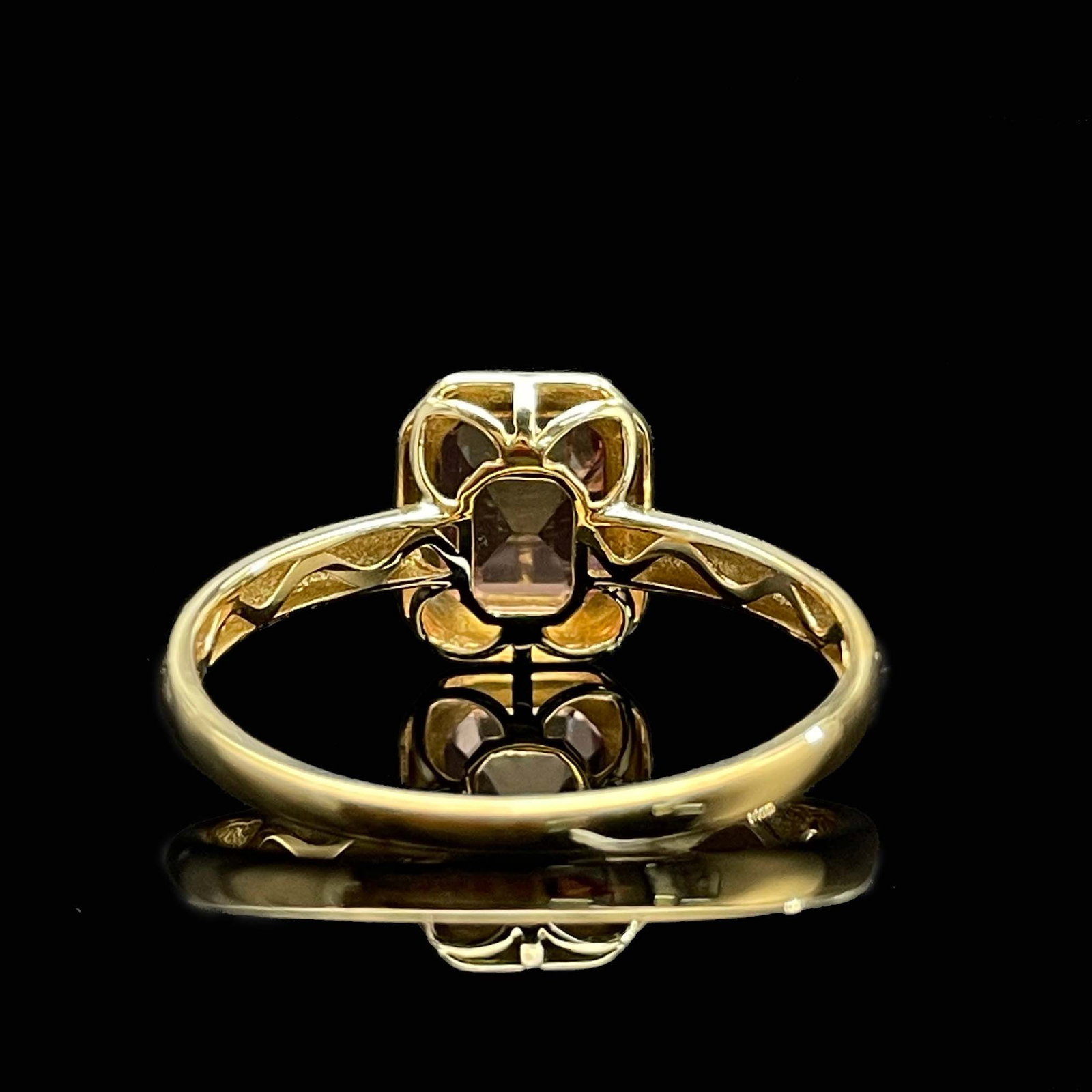 14k Gold 1.6 Ct Natural Tourmaline Ring - 4