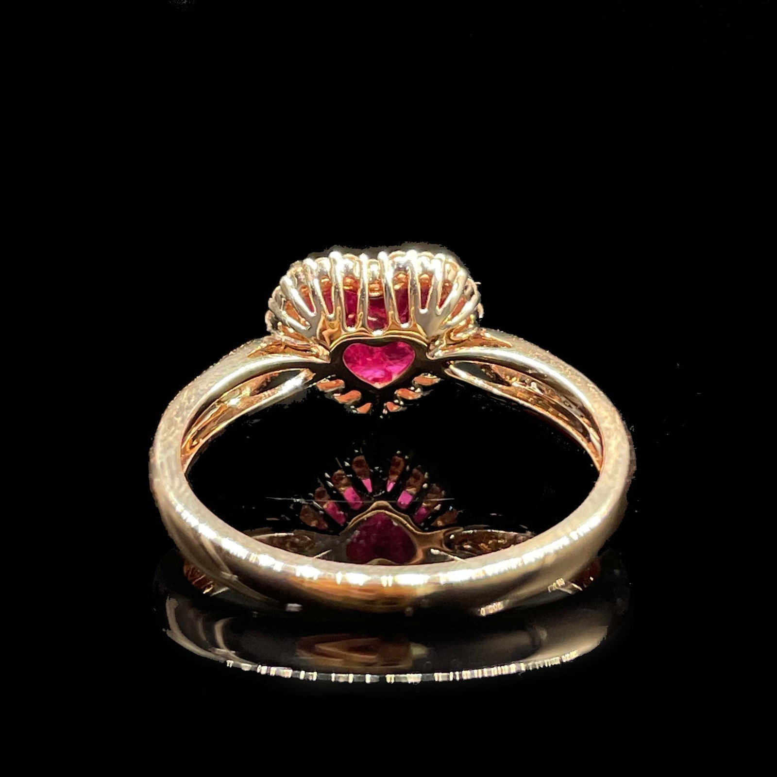 14k Gold 2.08 Ctw Natural Ruby & Diamond Ring - 3