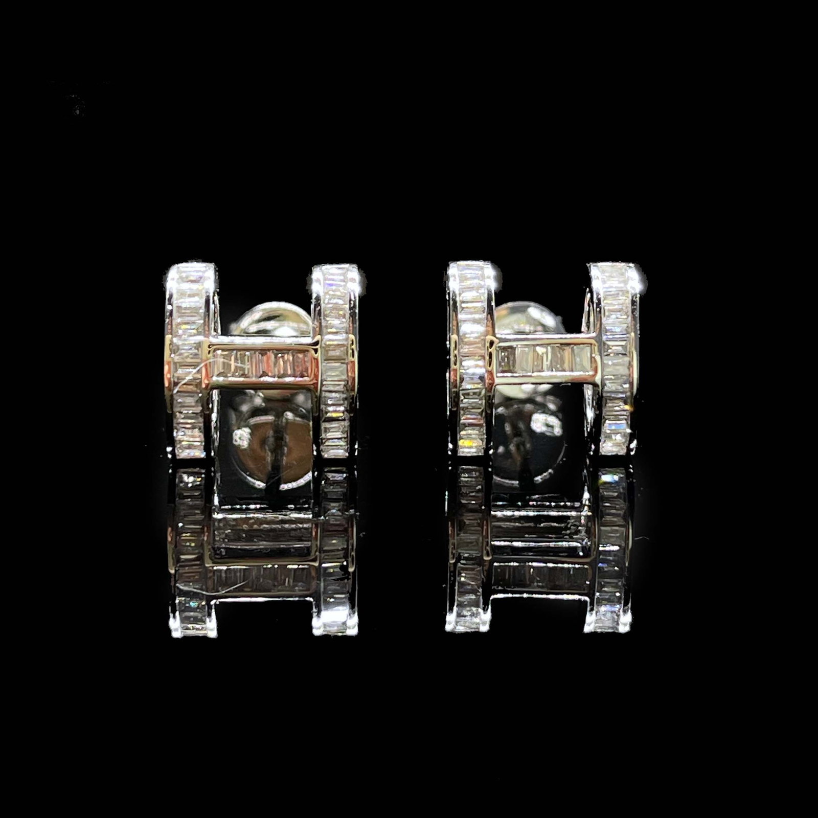 14k Gold 0.24 Ct Natural H Diamond Earrings (1 of 5)