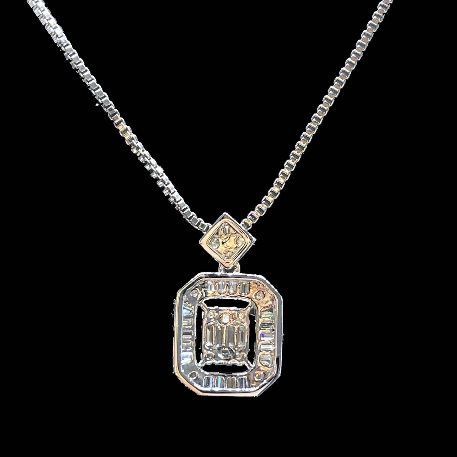 14k Gold 0.46 Ct Natural H Diamond Pendant( Without Chain ) - 4