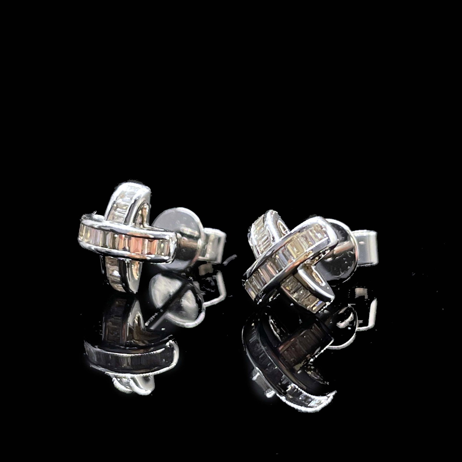 14k Gold 0.22 Ct Natural H Diamond Earrings - 3
