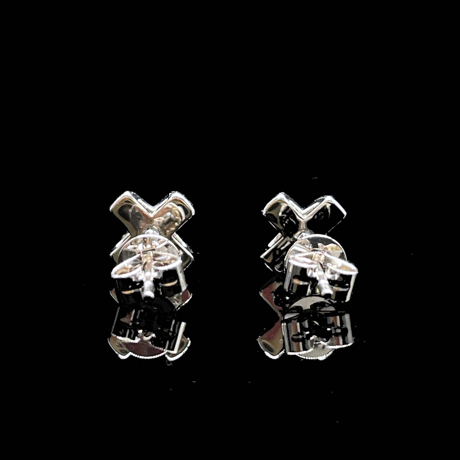 14k Gold 0.22 Ct Natural H Diamond Earrings - 4