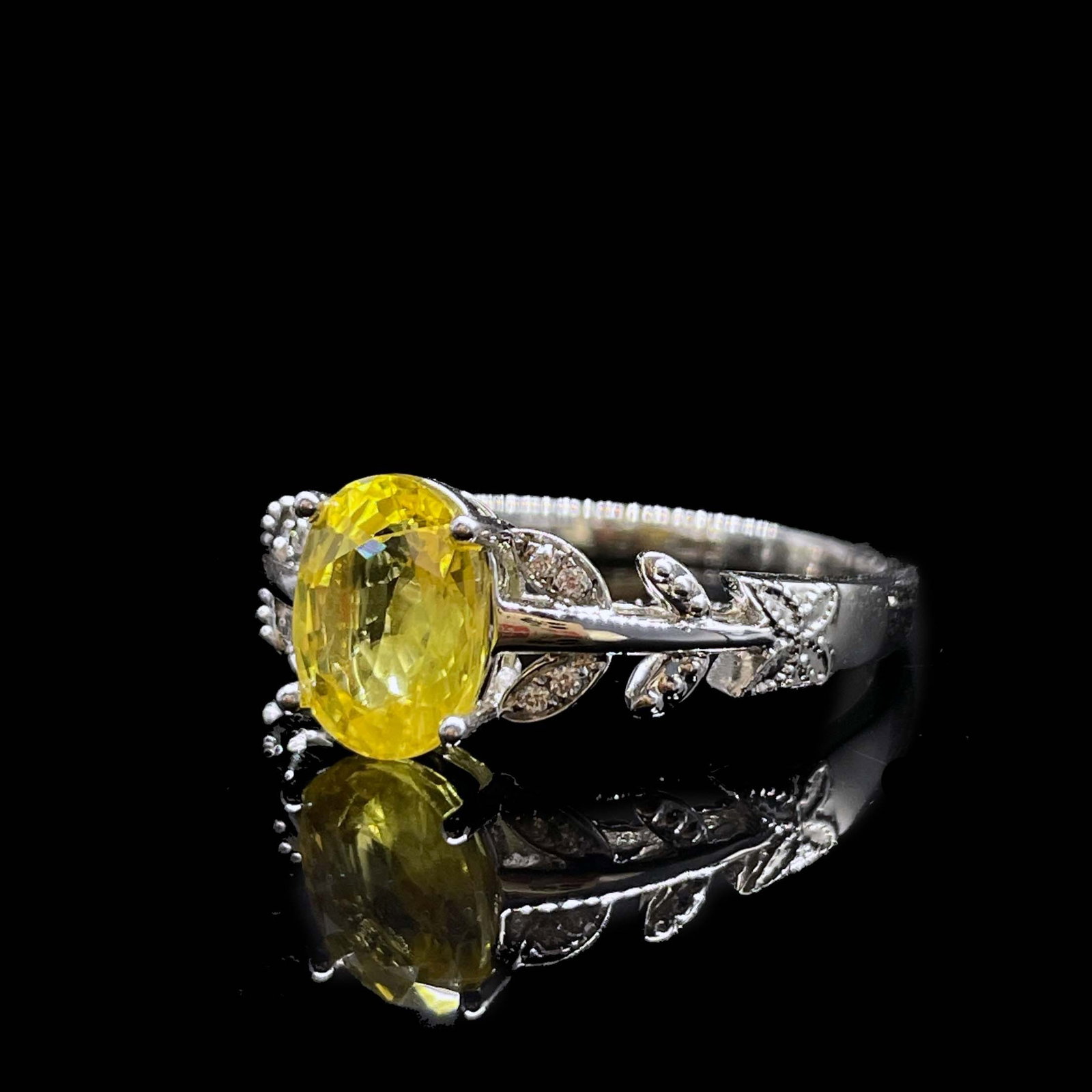 14k Gold 1.83 Ctw Natural Sapphire & Diamond Ring - 2