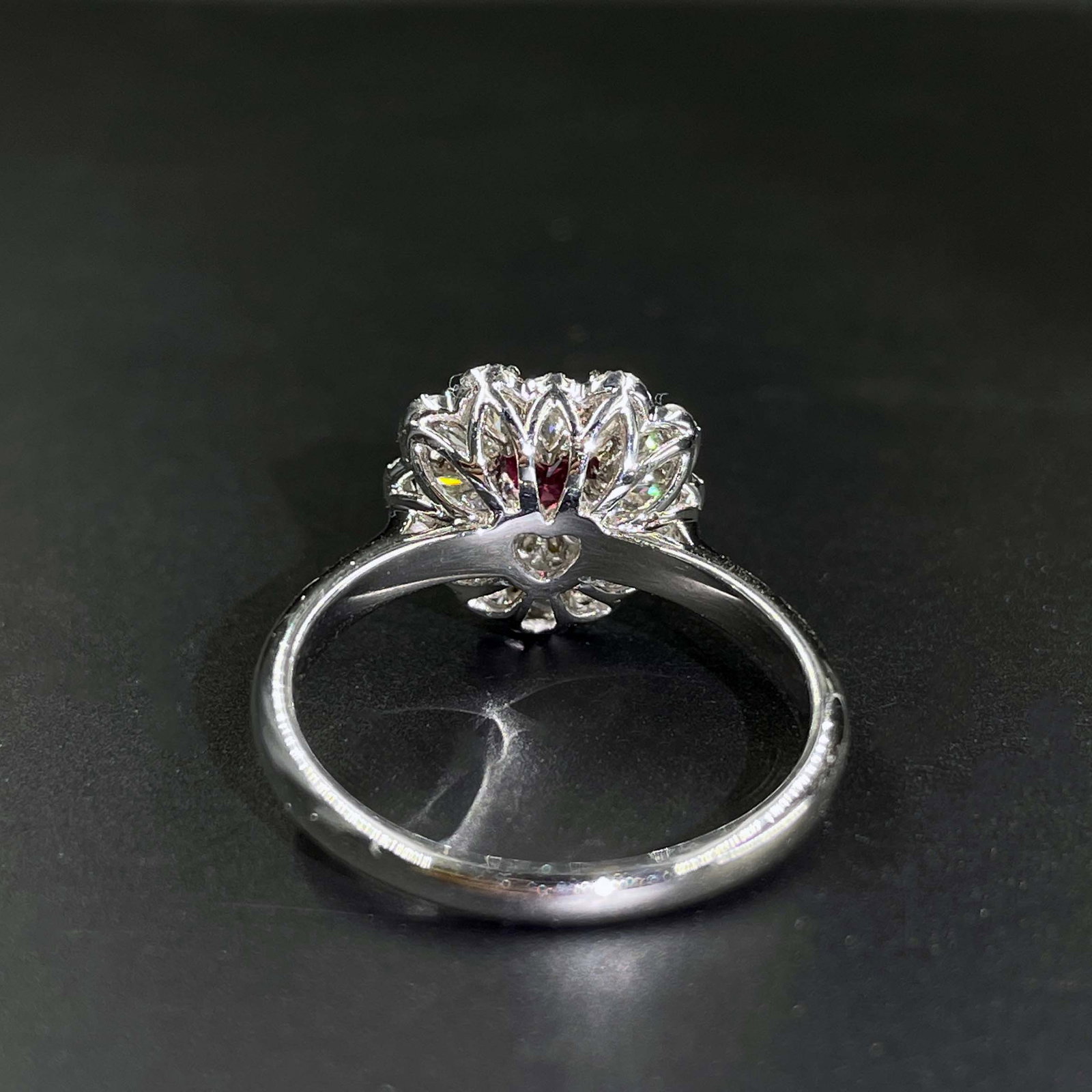 14k Gold 1.12 Ctw Natural Ruby & Diamond Ring - 5