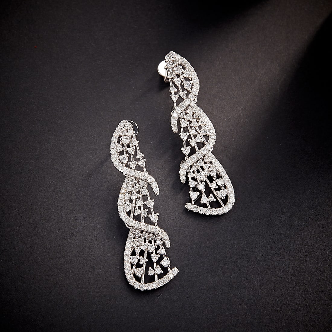 14k Gold 2.02 Ct Natural H Diamond Earrings - 3