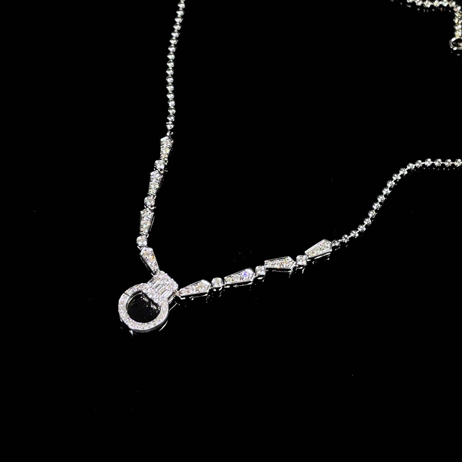 14k Gold 0.5 Ct Natural H Diamond Necklace (1 of 5)
