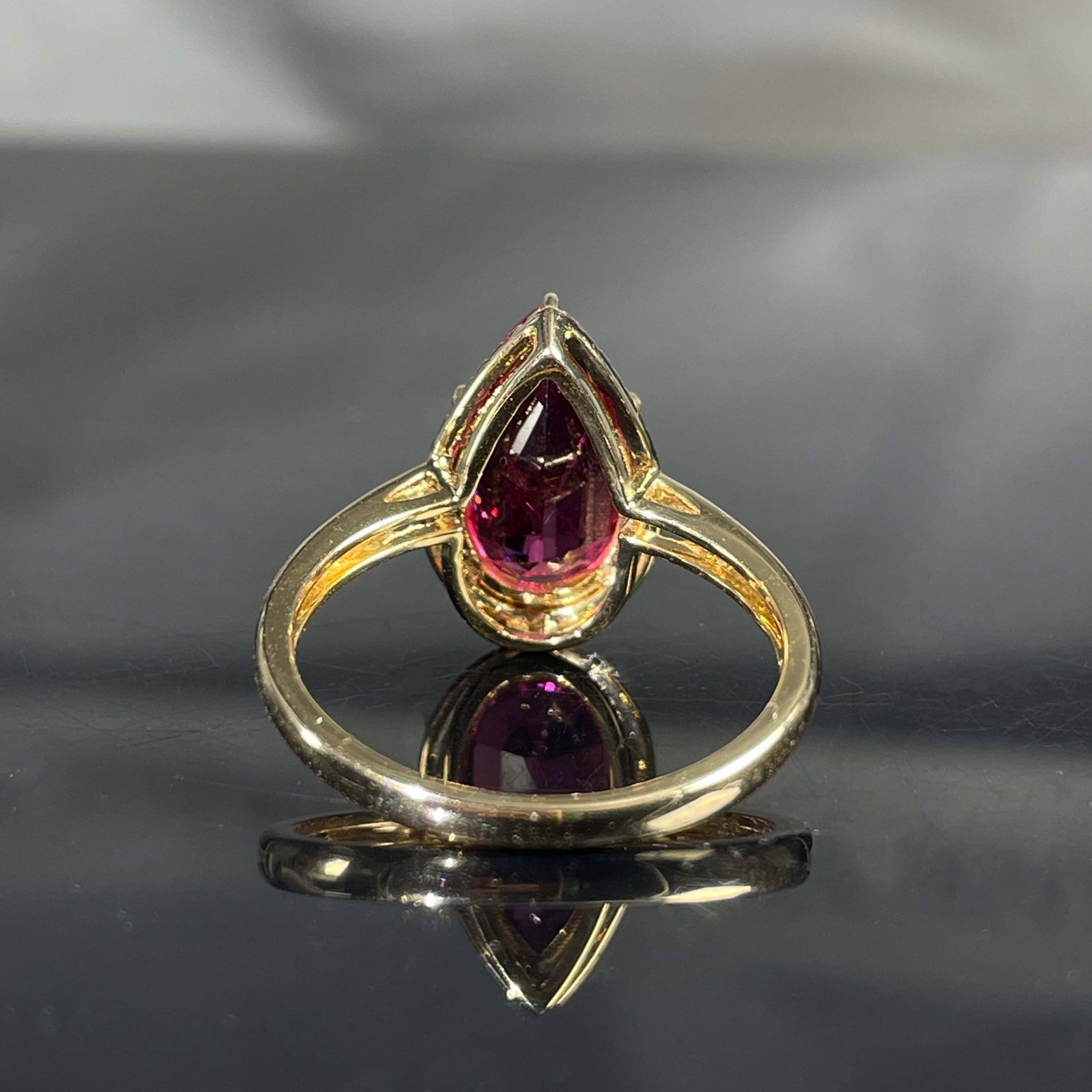 14k Gold 3.28 Ctw Natural Tourmaline & Diamond Ring - 5