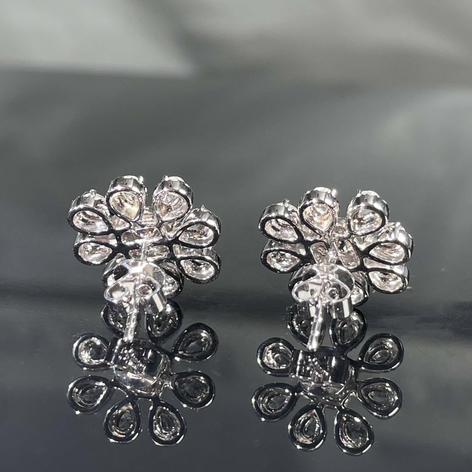 14k Gold 0.66 Ctw Natural Yellow Diamond & Diamond Earrings - 4