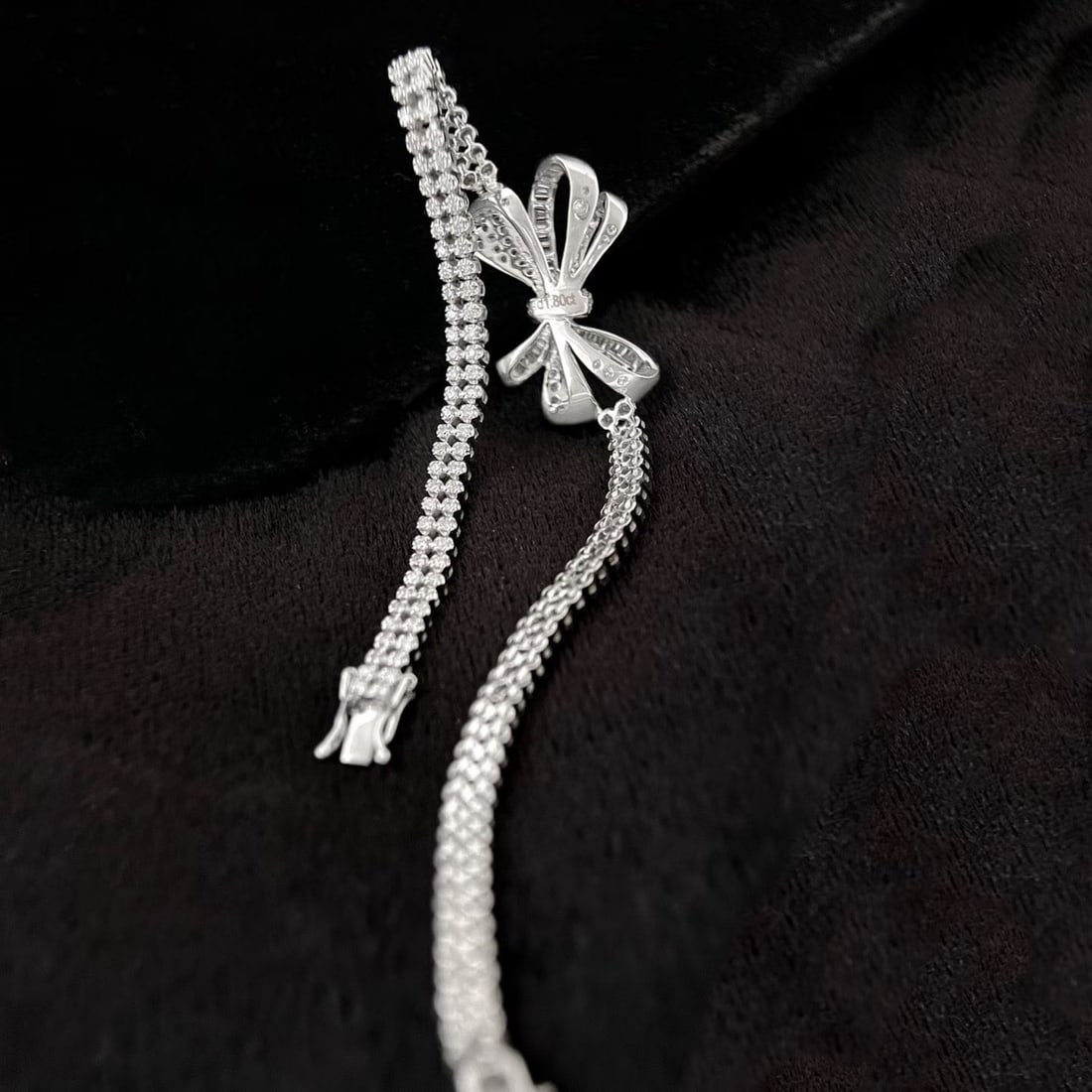14k Gold 1.8 Ct Natural H Diamond Bracelet - 3