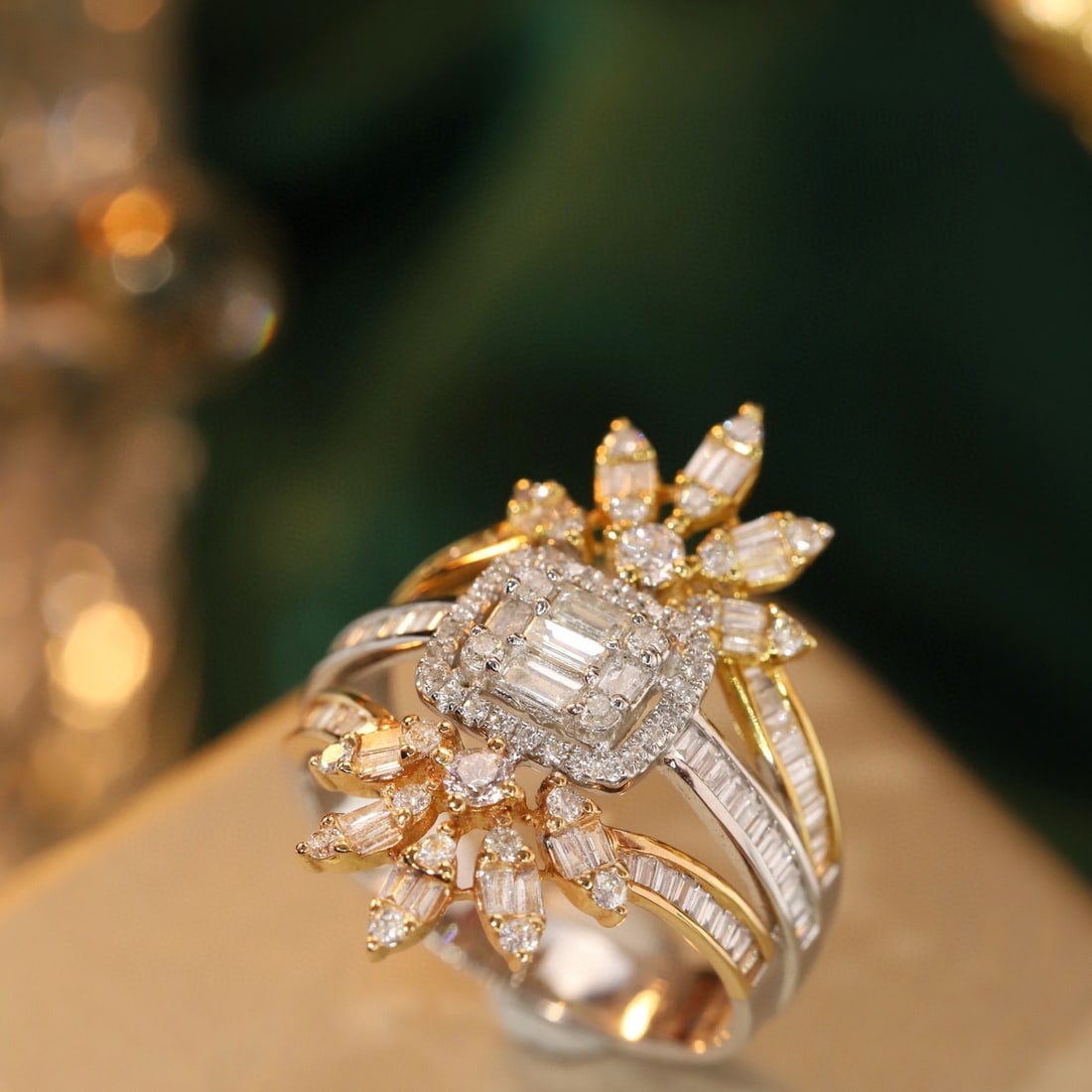 14k Gold 1 Ct Natural H Diamond Ring - 2