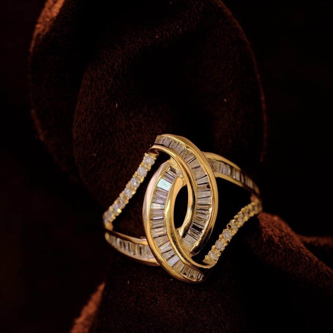 14k Gold 0.9 Ct Natural H Diamond Ring - 2