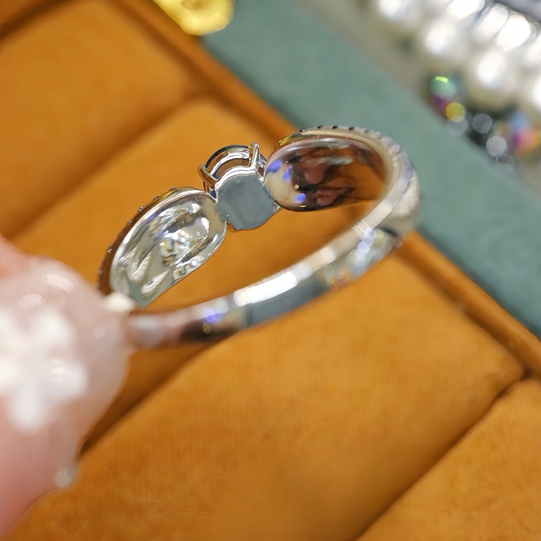 14k Gold 1.14 Ctw Natural Sapphire & Diamond Ring - 4