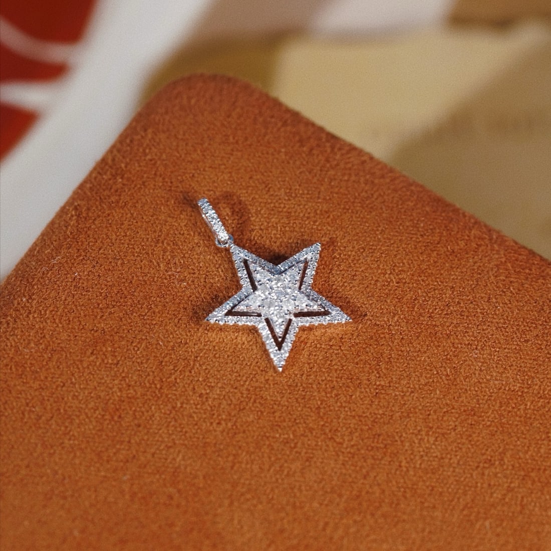 14k Gold 0.30 Ct Natural H Diamond Pendant( Without Chain ) - 8