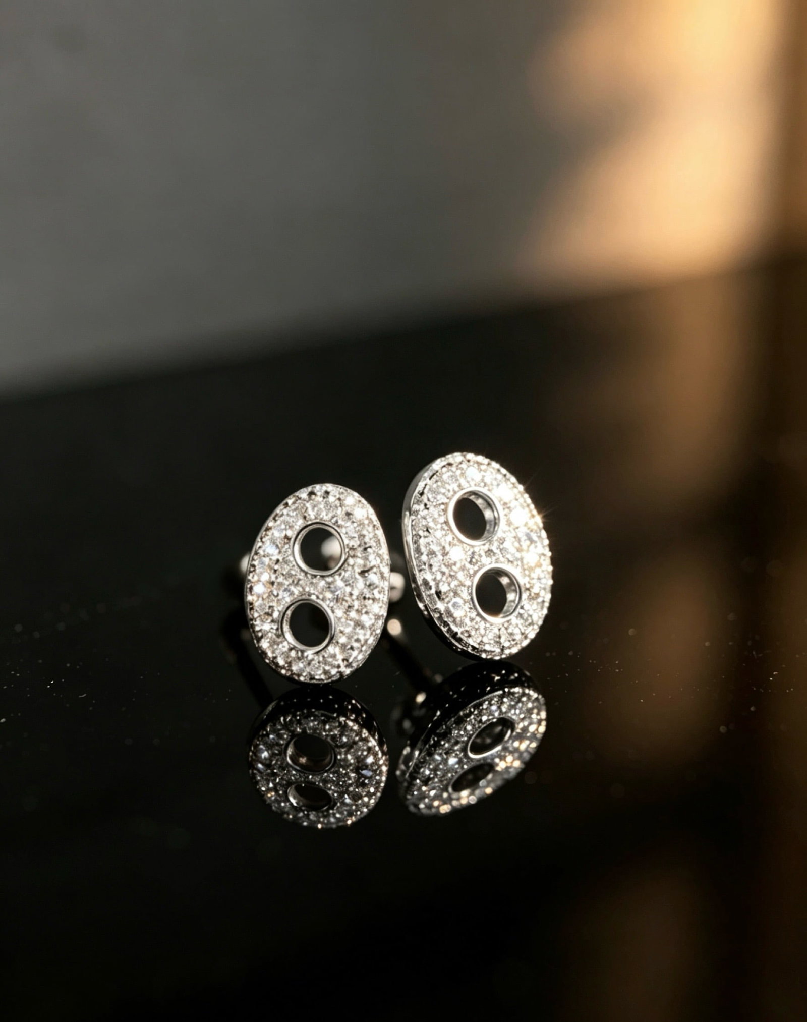 14k Gold 0.5 Ct Natural H Diamond Earrings - 2