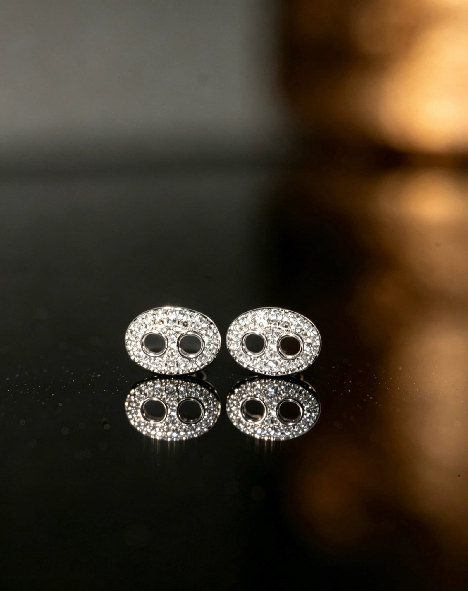 14k Gold 0.5 Ct Natural H Diamond Earrings - 5