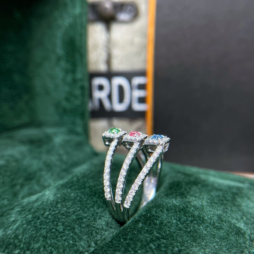 14k Gold 0.97 Ctw Natural Color Diamond & Diamond Ring - 2