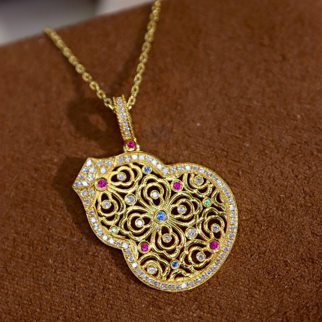 14k Gold 0.19 Ct Natural H Diamond Pendant( Without Chain ) (1 of 6)