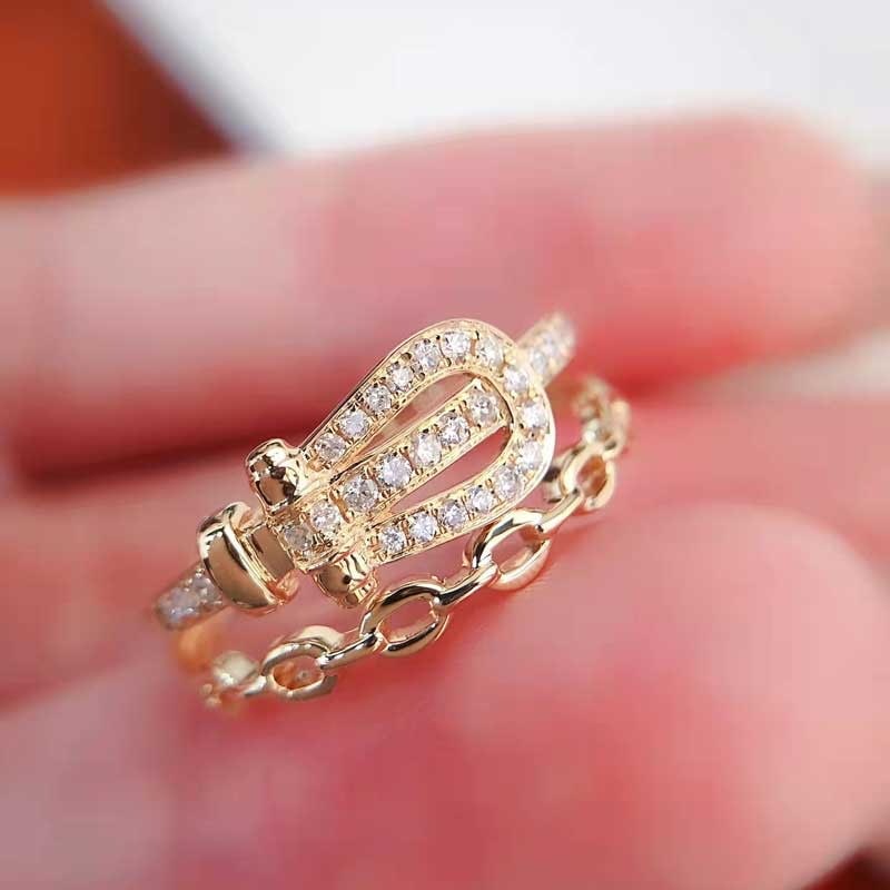 14k Gold 0.2 Ct Natural H Diamond Ring (1 of 3)