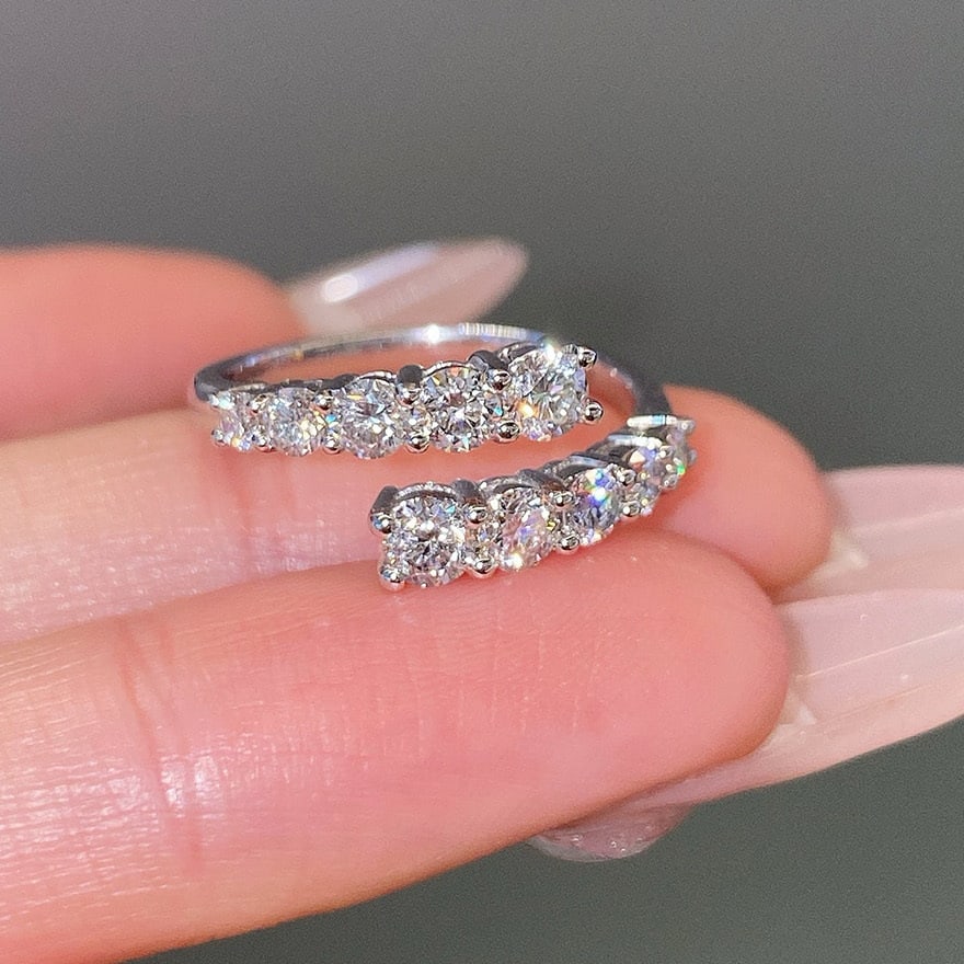 14k Gold 1.08 Ct Natural H Diamond Ring (1 of 6)