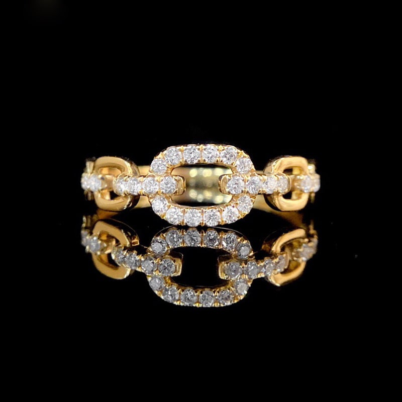 14k Gold 0.2 Ct Natural H Diamond Ring (1 of 3)