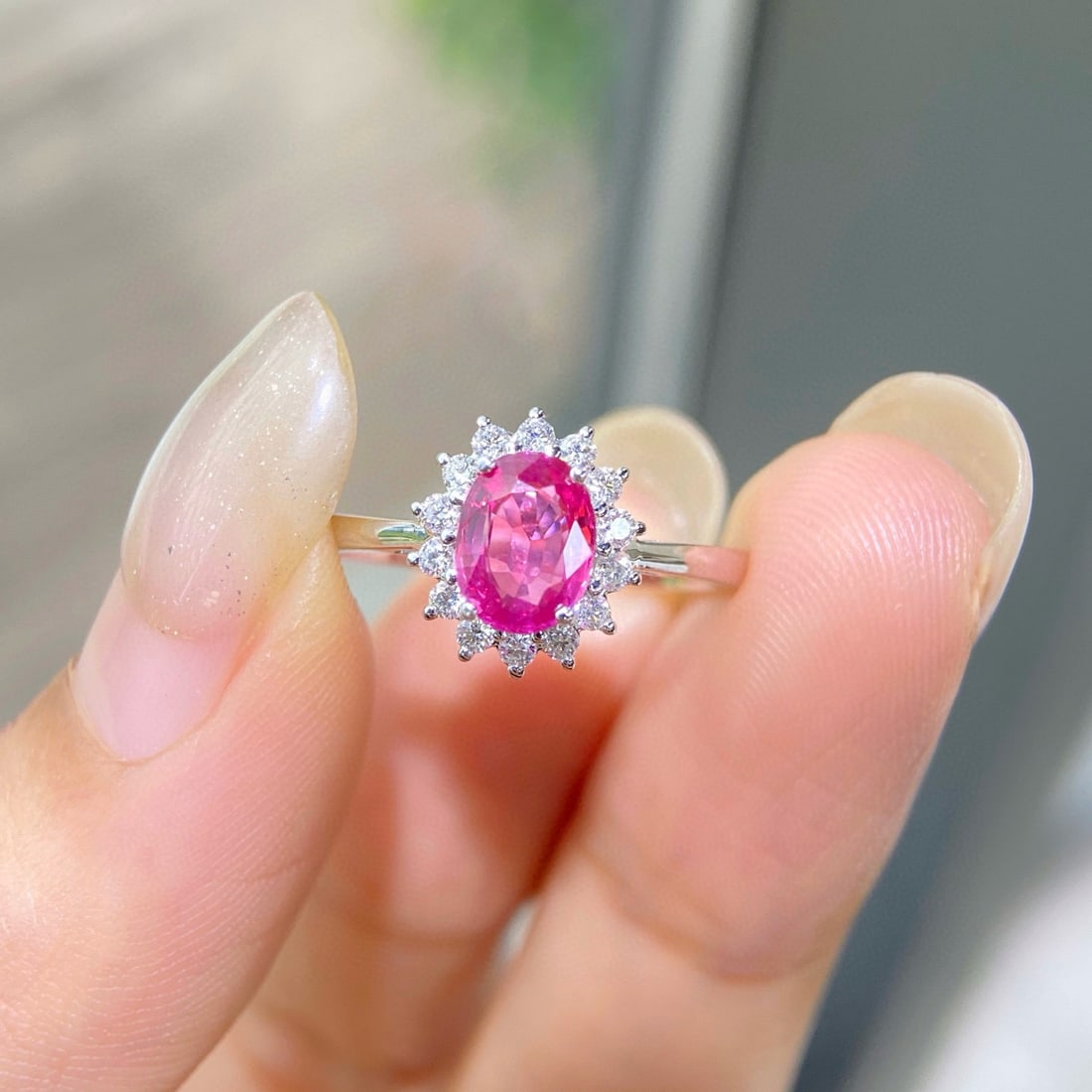 14k Gold 1.28 Ctw Natural Ruby & Diamond Ring (1 of 4)