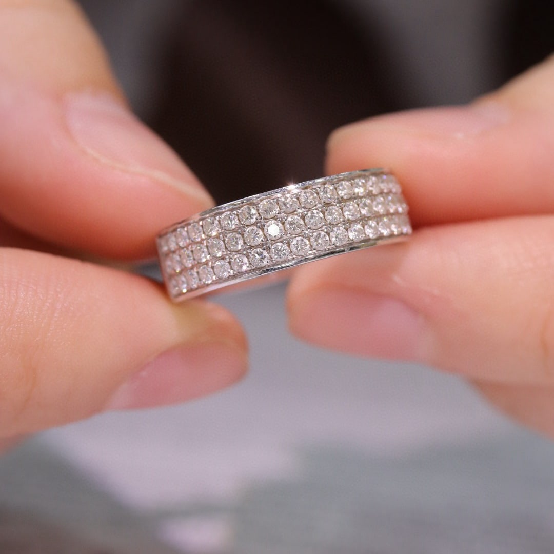 14k Gold 0.67 Ct Natural H Diamond Ring (1 of 9)