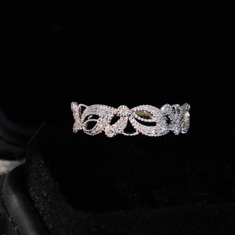 14k Gold 0.18 Ct Natural H Diamond Ring (1 of 6)