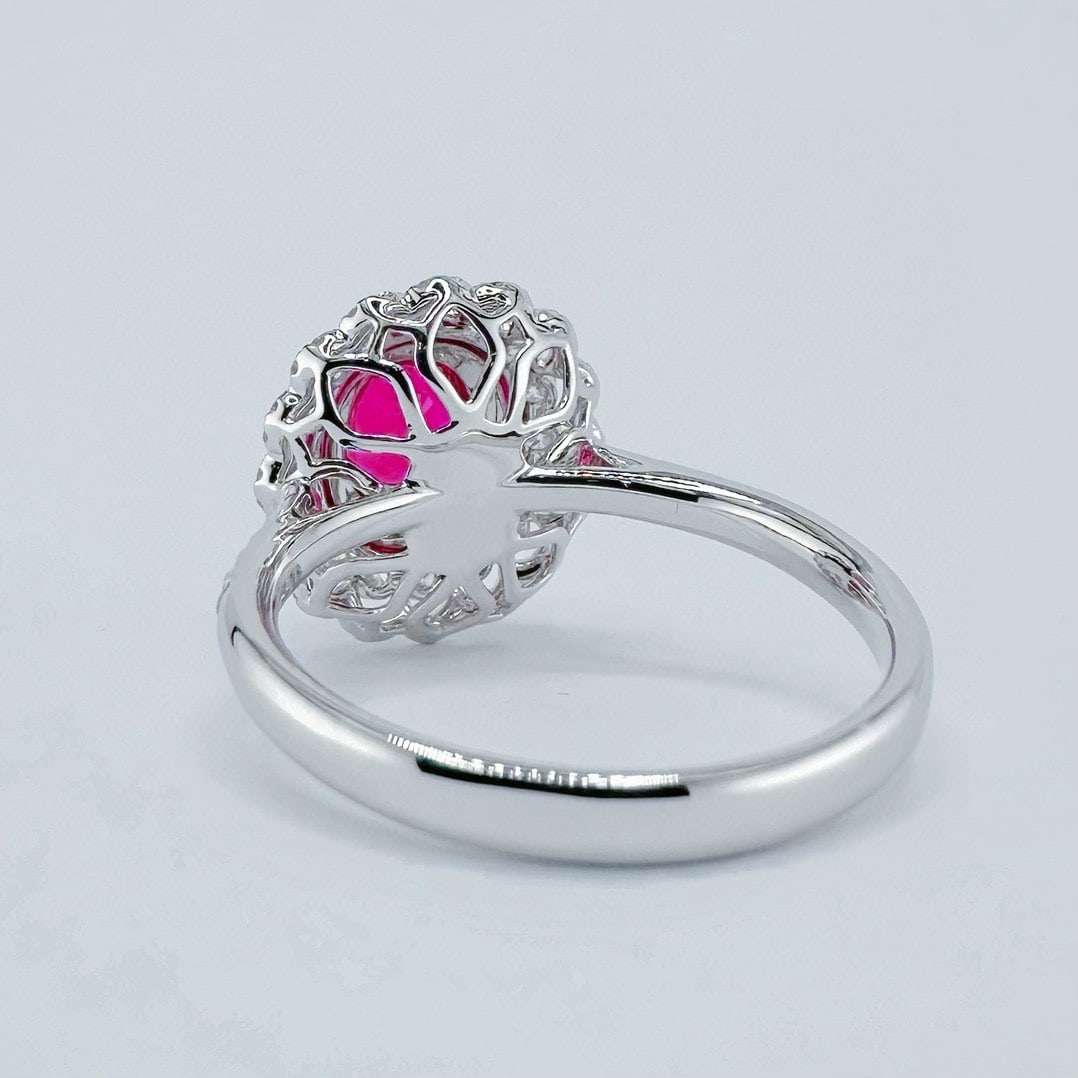 14k Gold 1.78 Ctw Natural Ruby & Diamond Ring - 5