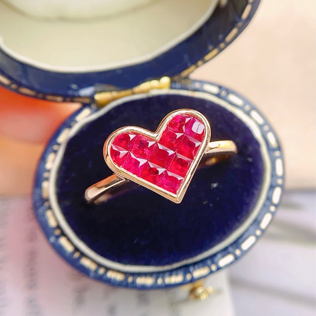 14k Gold 1.30 Ct Natural Ruby Ring - 2