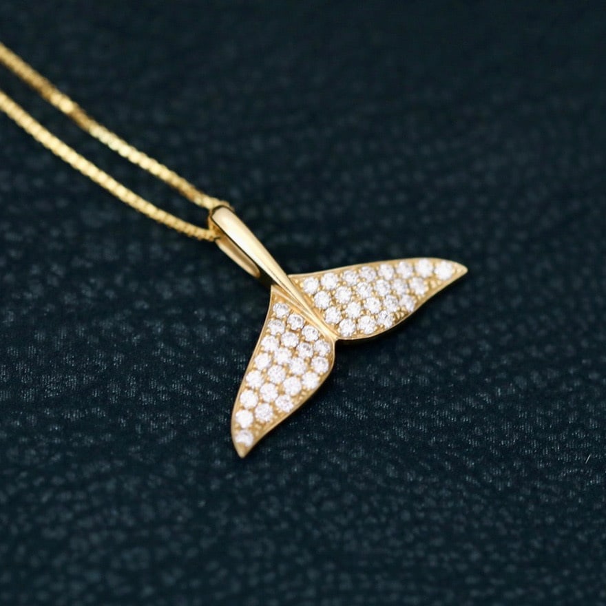 14k Gold 0.25 Ct Natural H Diamond Necklace: Ref:231074303 // gold content:14k gold // main gemstone:diamond // shape:round // carat weight:0. 25ct // clarity grade:vs-si // color:h // treatment:natural // cut grade:g // Condition: NewLow