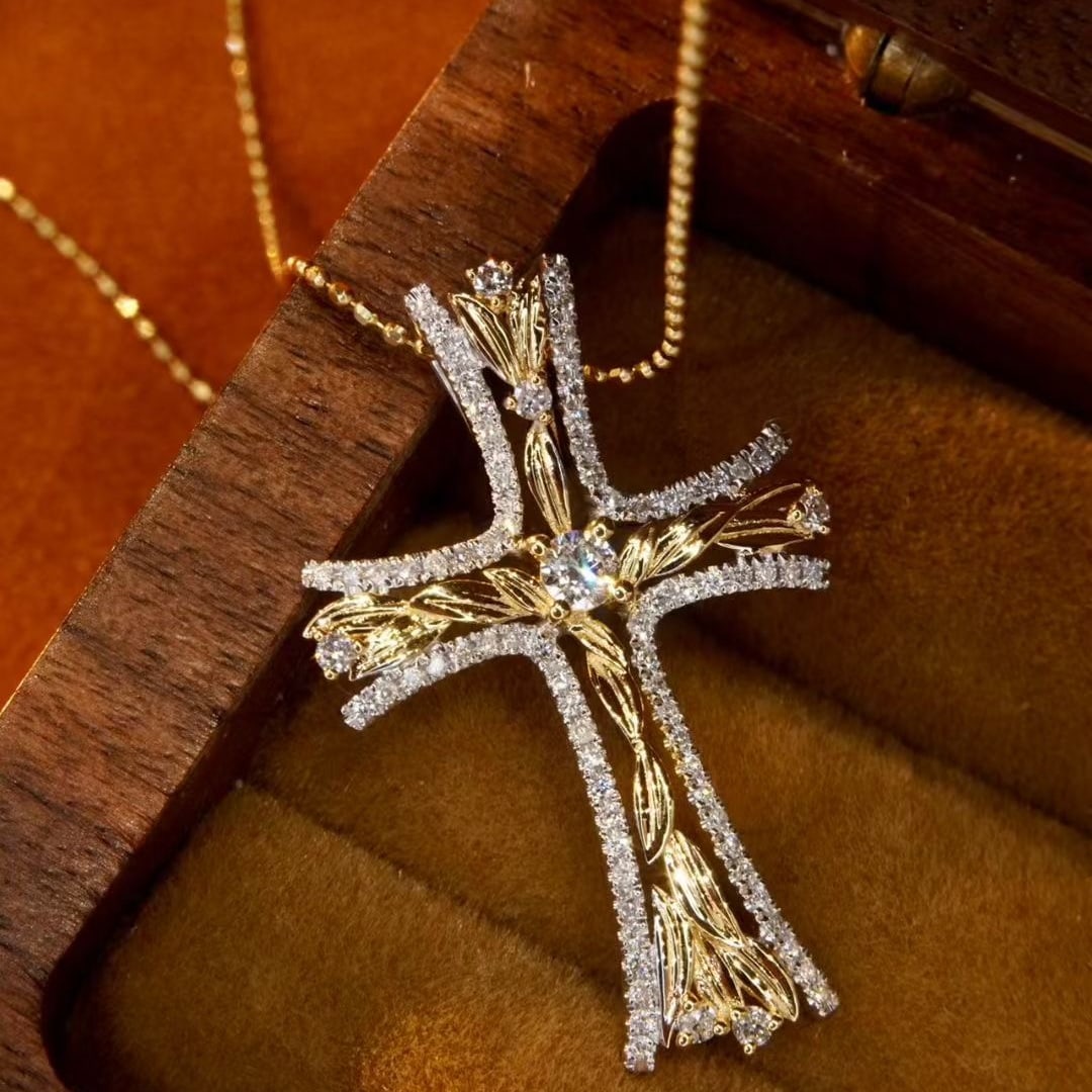 14k Gold 0.36 Ct Natural H Diamond Pendant( Without Chain ) (1 of 10)