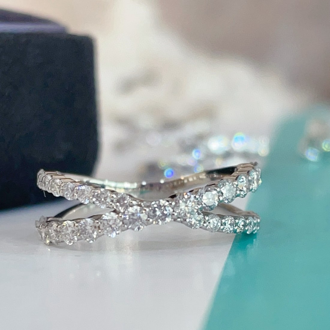 14k Gold 1 Ct Natural H Diamond Ring (1 of 8)