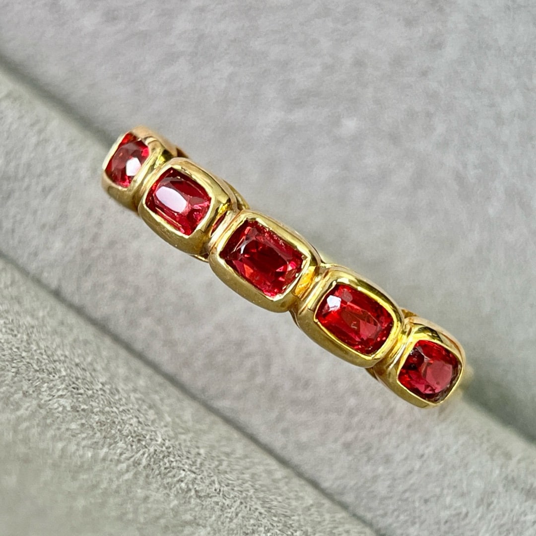 14k Gold 1.09 Ct Natural Spinel Ring - 4